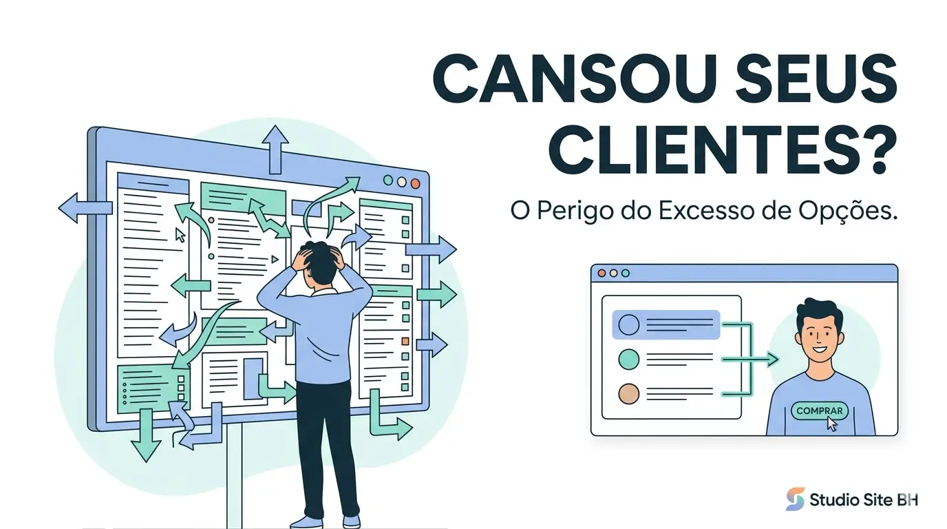 Imagem de capa do artigo: O Paradoxo da Escolha: Por que menus com muitas opções estão matando as suas vendas